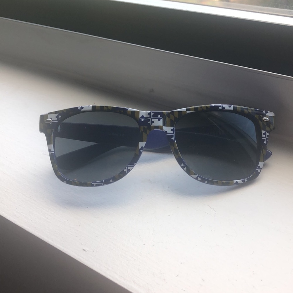 Purple Maryland Flag Sunglasses